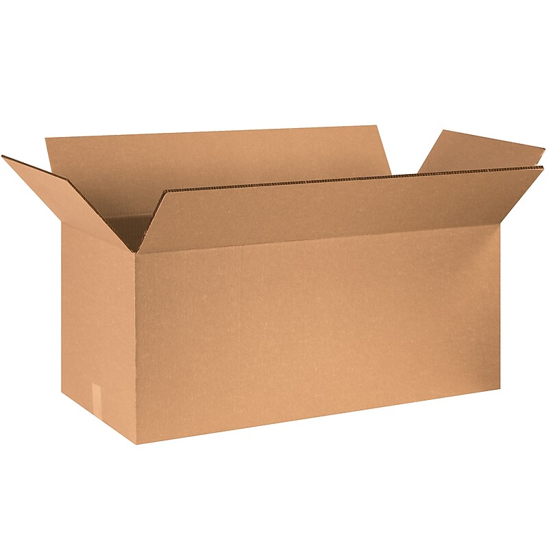 36" x 16" x 16" Heavy Duty Shipping Boxes, 48 ECT, 10/Bundle (HD361616DW) image 1