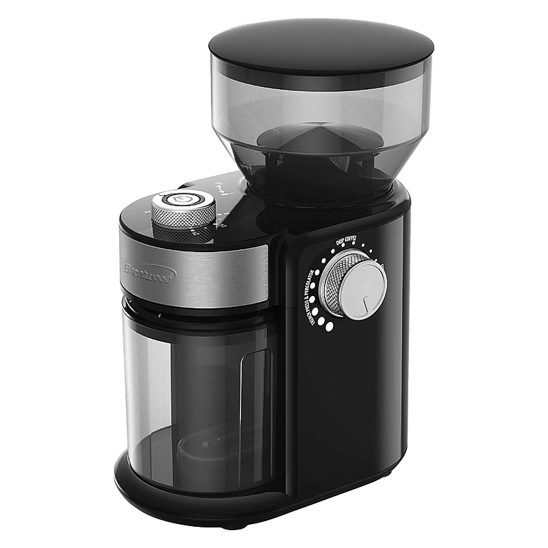 Brentwood Automatic Burr Coffee Bean Grinder Mill, Black (CG-2021BK) image 1