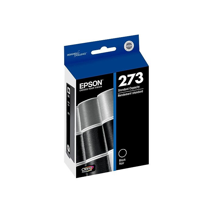 Epson T273 Black Standard Yield Ink Cartridge | Staples