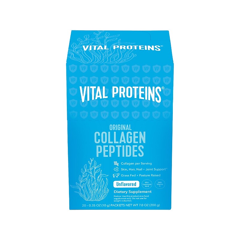Vital Proteins Collagen Peptides Powder, 20 Packets/Box (CP20SPBW) image 1