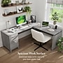 Bush Home Somerset 72W 3 Position Sit to Stand L Shaped Desk, Platinum Gray (SET014PG)~#|#~94E262C1-1F8C-4808-933DCDF50B4B3621_sc7