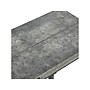 Household Essentials Jamestown 12"W x 19"D Laminate Side Table, Rustic Slate Concrete/Black (8249-1)~#|#~94E3D7BB-CE8D-429C-AB80249B43B64EDB_sc7