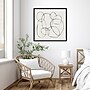 Amanti Art Dancing Circles by Teju Reval Wood Framed Wall Art Print, 33" x 33" (A42677159761)~#|#~94E5994C-FD2A-47B0-9396B02886D65DC3_sc7