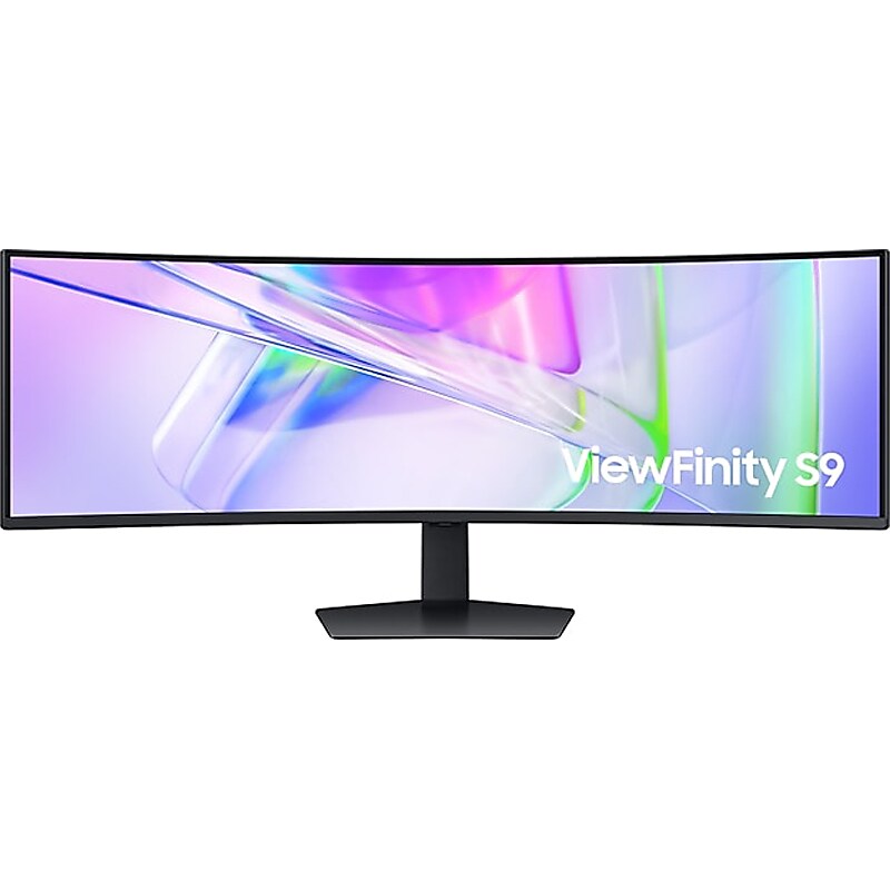 Samsung ViewFinity S9 49" Curved 120Hz LCD Monitor, Black (LS49C954UANXZA) image 1