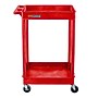 Luxor ENDURA 2-Shelf Utility Cart, Red (RDSTC11RD)~#|#~94E9A464-20D7-4BA1-8120867261E28679_sc7