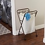 Household Essentials Rolling Laundry Hamper with Heavy‑Duty Canvas Bag and Foldable Frame, Bronze (HH7172)~#|#~94E9DB9B-FB41-437D-A66F1EBBD4711C4B_sc7