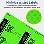 Avery Laser/Inkjet Multipurpose Rectangle Labels, 2" x 3.75", Neon Green, 160/Pack (94240)~#|#~94F1C381-3E87-4B35-BE3FC893A8BB5F6C_sc7