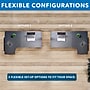 Mount-It! MI-15002 57"W L-Shaped Adjustable Particle Board Standing Desk, Black (MI-15002)~#|#~94FAEF0D-59BE-4905-AC883D7A5F5603B2_sc7
