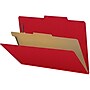 Medical Arts Press Pressboard Classification Folder, 1 Divider, 2" Expansion, Legal Size, Deep Red, 10/Box (DV-T52-14-3DRD)~#|#~94FD6AA0-ADF6-4F05-A3B5E3E1EAA75074_sc7