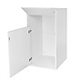 Alpine Industries Wood Trash Can Enclosure with Tray Top, 40 Gallon, White, 2/Pack (476-WHI-2PK)~#|#~94FE6BA6-CE39-4134-92E87A320513D8A9_sc7