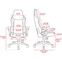 Arozzi Vernazza Faux Leather Ergonomic Rocker Gaming Chair, Pure Black (VERNAZZA-XL-SPU-PBK)~#|#~95058A32-38A5-4478-9D631506DB043889_sc7