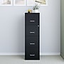 Staples 4-Drawer Vertical File Cabinet, Letter Size, Lockable, 45.8"H x 14.3"W x 18.9"D, Black (ST52152-CC)~#|#~950B3B86-9C43-46DD-89DFA7907767DABD_sc7