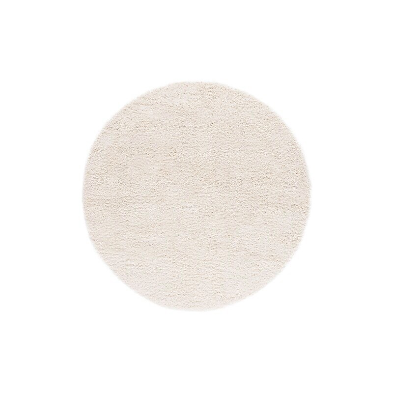 Safavieh Shag Collection 10' Round Indoor Area Rug, Machine Made, Ivory (SG151-1212-10R) image 1