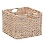 Household Essentials Woven Storage Wicker Basket with Handles, White (ML-6952)~#|#~95129457-576F-4CDA-BF8BDE05FBD15A38_sc7