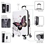InUSA 28" Hardside Butterfly Suitcase, 4-Wheeled Spinner, TSA Checkpoint Friendly, Butterfly (IUAPC00L-BUT)~#|#~95150FA4-034A-4D96-8606515A4CBAEA8B_sc7