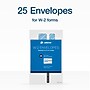 Adams 2025 W-2 Envelopes, Double-Window Design, Security Tinted, Peel & Seal Self-Seal Closure, White, 25/Pack (STAX2-25)~#|#~95168BA3-4477-4FCB-B2F565165E7B5D9C_sc7