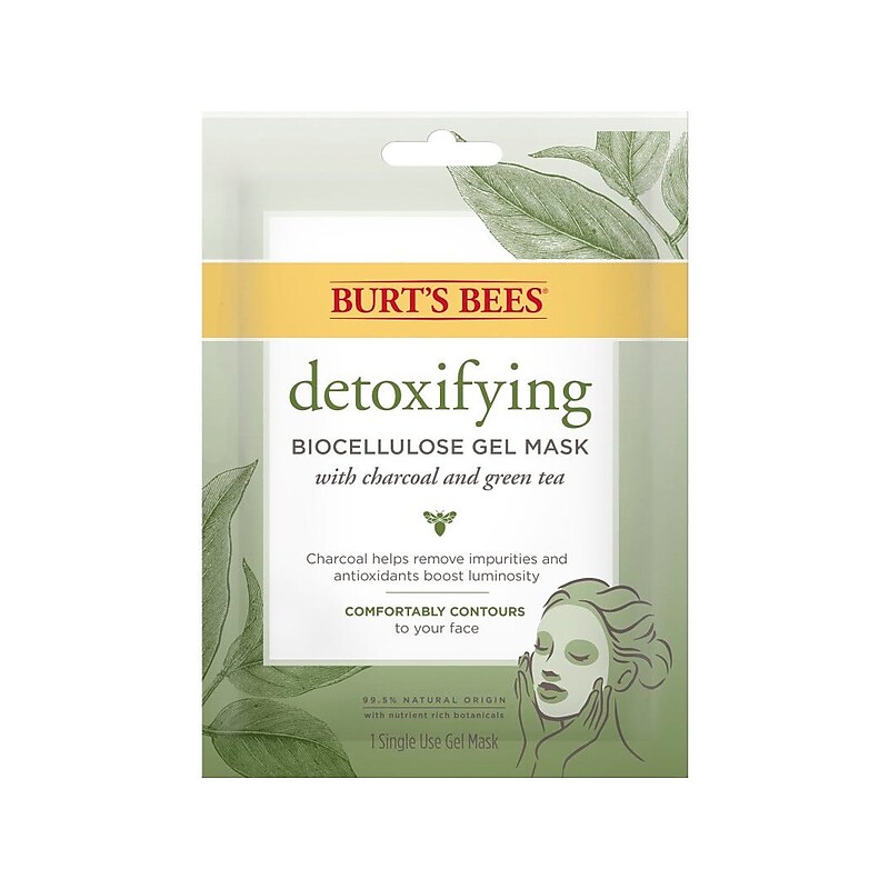 Burt's Bees Detoxifying Biocellulose Gel Face Mask (64931) image 1