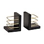 Mind Reader Wood Decorative Basket Bookends, 5"H, Black (BOOKBASK2-BLK)~#|#~9520A7C0-606A-4E52-85D25D2BB931A009_sc7