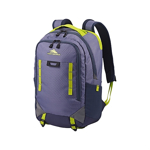 High Sierra Litmus Backpack, Geometric, Slate Blue/Indigo