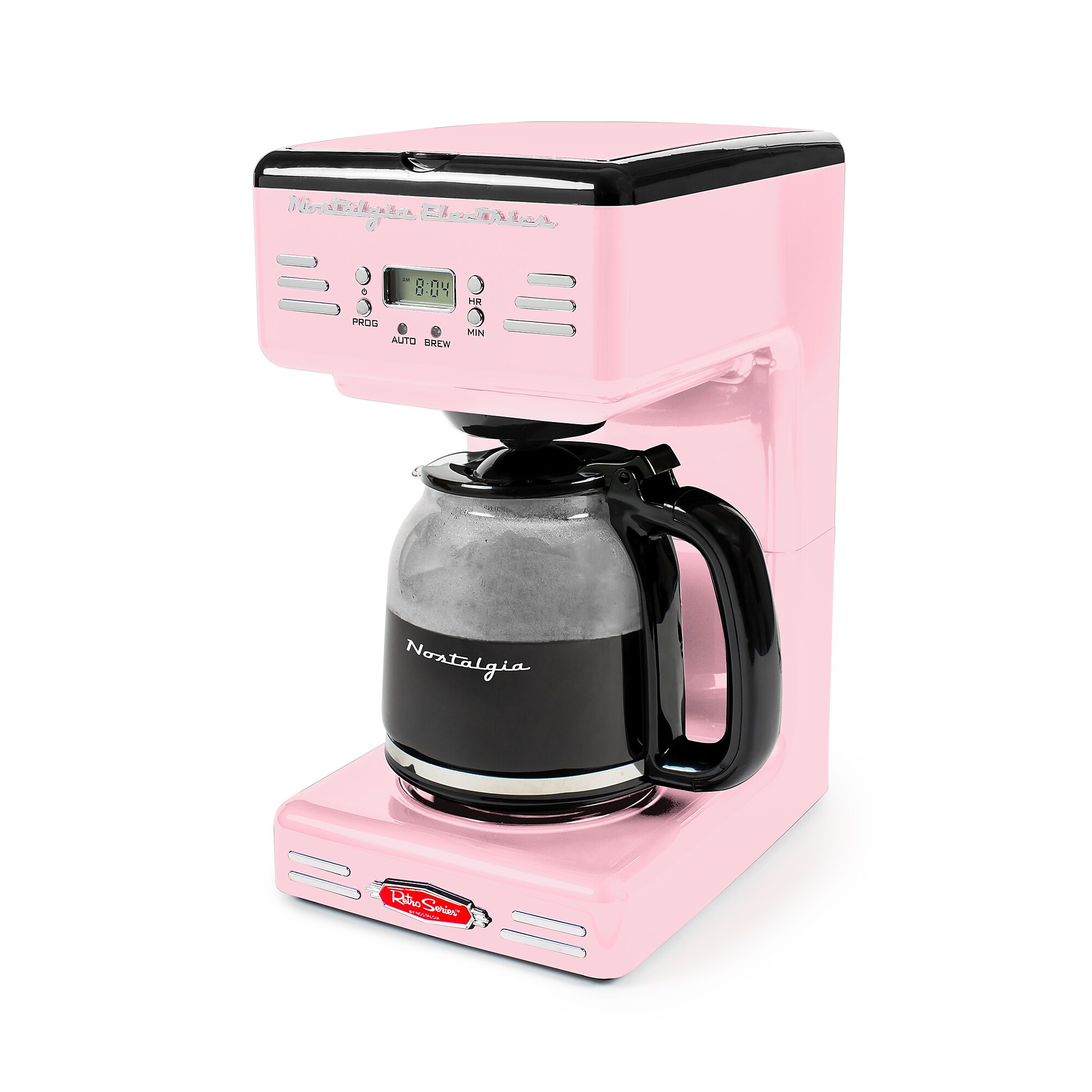 Nostalgia 12-Cups Automatic Coffee Maker (RCOF12PK) Simolary simolary.com