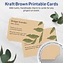 Avery Integrated Cards, 6" x 9", Matte Kraft Brown, 50/Box (95355)~#|#~9524C302-C30F-4BB4-9DD0FC7EC37B88CE_sc7