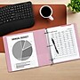 Staples Heavy Duty 1 1/2" 3-Ring View Binder, D-Ring, Light Pink (ST63092)~#|#~9526EA47-739D-49F5-B99C02C4934F4E66_sc7
