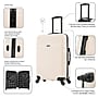InUSA Resilience 25.59" Hardside Suitcase, 4-Wheeled Spinner, TSA Checkpoint Friendly, Sand (IURES00M-SAN)~#|#~952720E3-1688-47D0-810CA40E4DCE087F_sc7