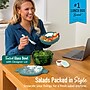 Bentgo Glass All-in-One Salad Container, 5-Compartment, Sea, 61 oz. (BGLSLPT-FLSE)~#|#~95278FC6-F643-41C1-A3088E1A9ADB49C4_sc7