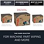 WypAll PowerClean X80 Fabric Cleaning Wipers, 16.8" x 12.5", Blue, 152 Wipers/Box (41041)~#|#~952A2522-571F-4362-BF26B04D680C57F3_sc7