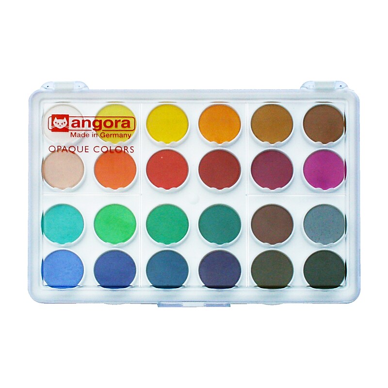 Talens Angora Opaque Watercolor Paint, Assorted Colors (AGR95960114) image 1