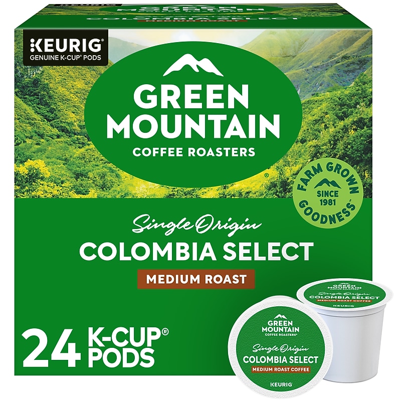Green Mountain Colombia Select Coffee Keurig® K-Cup® Pods, Medium Roast, 24/Box (6003) image 1