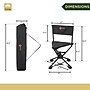 Arrowhead Outdoor 360°-Swiveling Outdoor Chair, Charcoal Black (TSRTKKS0261U)~#|#~953C401E-ABB6-4AA5-BC1CA52175FFDE6B_sc7