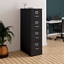 Staples 4-Drawer Vertical File Cabinet, Letter Size, Lockable, 51.97"H x 14.9"W x 26.5"D, Black (59603/25411)~#|#~95400E23-43EE-4B2F-BD7969EC117896C3_sc7