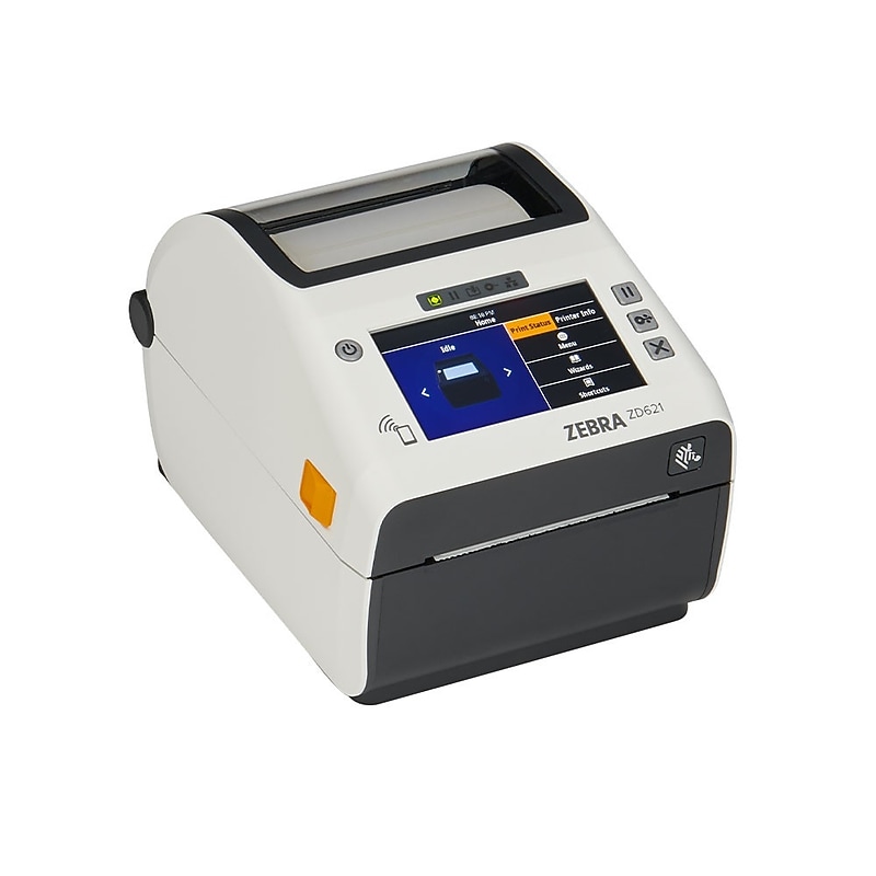 Zebra ZD6AH43-D01R01EZ ZD621 Healthcare Direct Thermal Printer, 4" Wide (300 dpi), USB, Ethernet, Serial, Wi-Fi 6, Bluetooth image 1