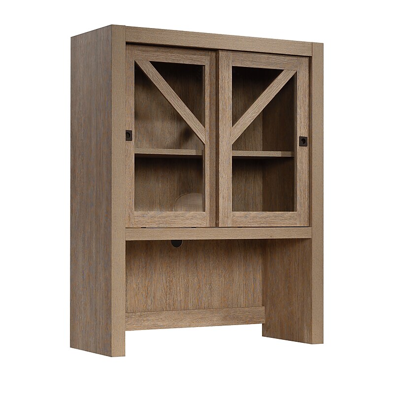 Sauder Dixon City 33"W Desktop Hutch, Brushed Oak (432889) image 1