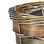 Household Essentials Waste Baskets Wicker Basket, Green (ML-2215)~#|#~9553C5E3-5078-4403-A5DB3459002DD9E7_sc7