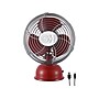 Good Housekeeping 5" Oscillating Portable Fan, 1-Speed, Red/Silver (92521)~#|#~95546712-0F29-4DDA-9565F2432D00E1C1_sc7