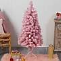 Nearly Natural Holiday Frosted Pink Cashmere Artificial Christmas Tree, 4' (T3030)~#|#~955689CC-CE3D-481F-8CD0E18DA65D300E_sc7