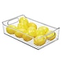 iDESIGN Medium Stackable Plastic Storage Bin, Clear, 2/Pack (03062W)~#|#~95578014-62CF-46B6-908E8036876EFF48_sc7