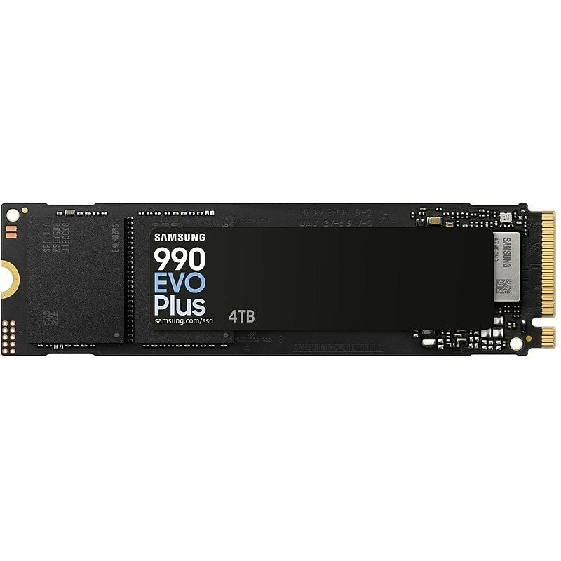Samsung 990 EVO Plus 4TB M.2 2280 PCIe NVMe 5.0 x2 Internal Solid State Drive, TLC V-NAND (MZ-V9S4T0BW) image 1