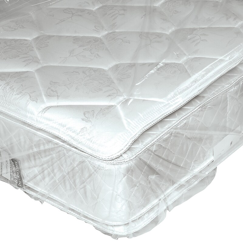 39" x 90" Layflat Poly Bags, Bags on a Roll, 1.5 Mil, Clear, 100/Roll (PMB3220) image 1