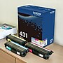 Brother TN-431 Cyan/Magenta/Yellow Standard Yield Toner Cartridge, 3/Pack (TN4313PK)~#|#~9567311D-9B22-43B4-80F39426DC62B869_sc7