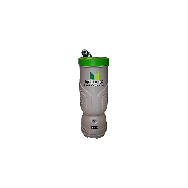 Mosquito Super Vac Construction Backpack Vacuum, Bagged, Gray (10-1013-NT) image 1