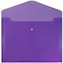 JAM Paper Premium Plastic Document File, Letter, Purple, 3/Pack (218S0PUX3)~#|#~956A16FD-6EB5-4E45-BF9653C83B0CA7C5_sc7