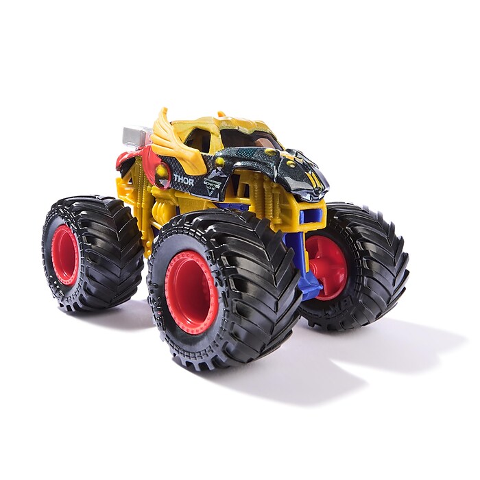 Monster Jam Marvel Monster Trucks, 4/Pack (6069960) | Staples