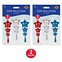 Beistle Fourth of July Star Balloons with Tassels, 2/Pack (56205-RSB)~#|#~956FC1D8-C751-4B67-80626F3B2789CD62_sc7