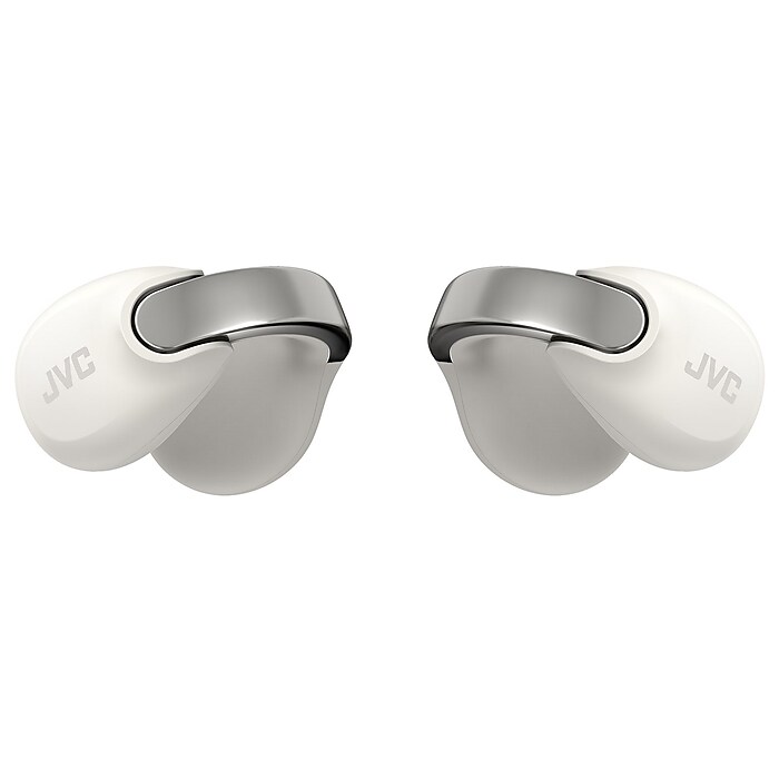 JVC Nearphones Wireless Open-Ear Earbuds, Bluetooth, White