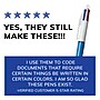 BIC 4-Color Retractable Ballpoint Pens, Medium Point, 1.4mm, Assorted Ink, 3/Pack (14540)~#|#~9573C4EC-0890-4B22-B22D002FA06DAED5_sc7