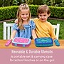 Bentgo Kids Plastic Utensil Set, Lavender Galaxy (BGKDUTPL-GLX)~#|#~9578D2FF-C10A-4B9F-969D1169F3D84FD7_sc7