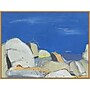 Amanti Art Joshua Tree Boulders by Jan Weiss Framed Canvas Wall Art Print, 42" x 32" (A42677747997)~#|#~957AB0B7-F0BD-4011-BAA12B390D9F4E70_sc7